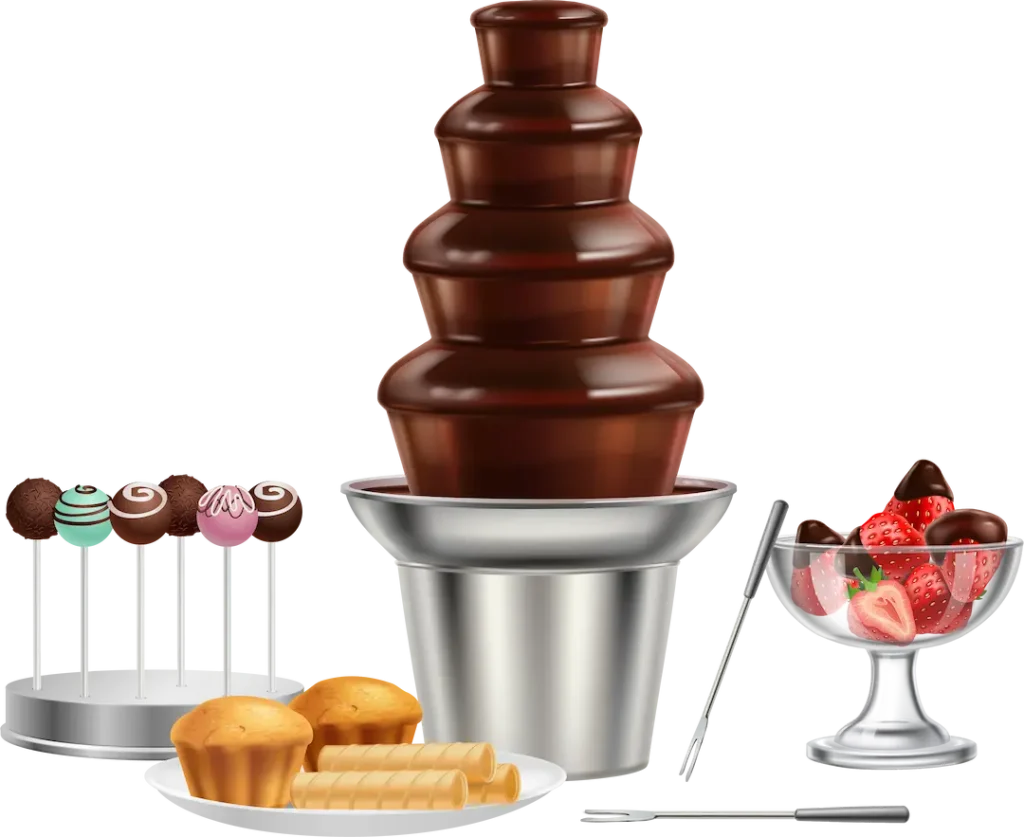 Fruit And Chocolate Fountain